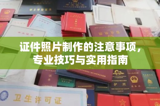 金秀证件照片制作的注意事项，专业技巧与实用指南